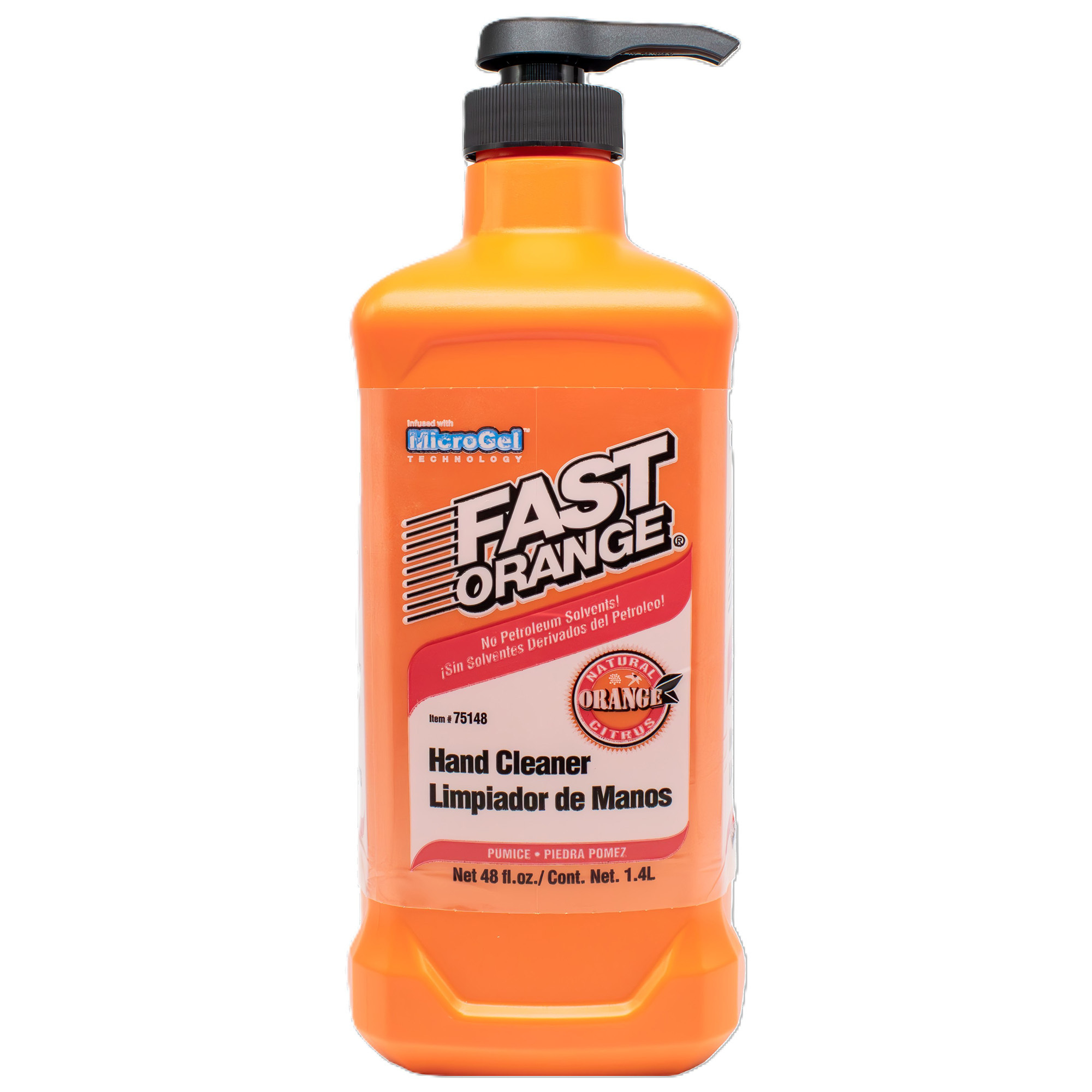 Fast Orange, Pumice Lotion Hand Cleaner, 48oz Ounces, Scent Type Citrus, Model# 25148
